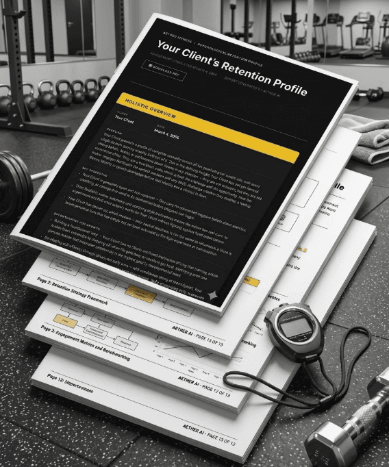 AETHER client retention profile report